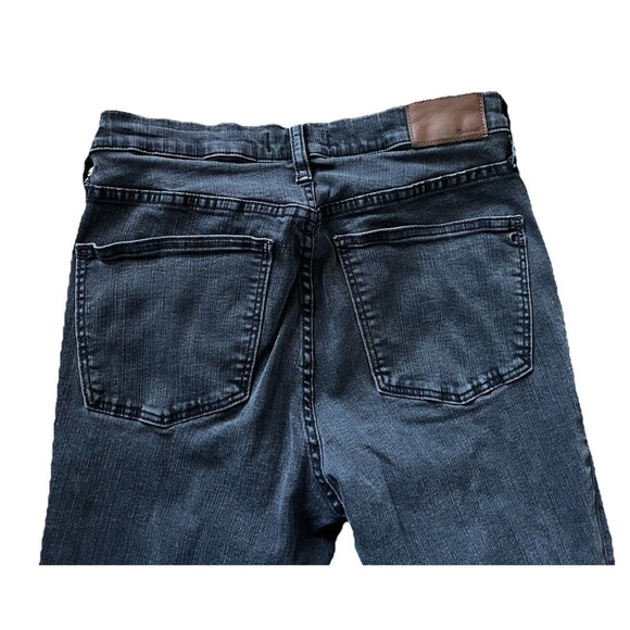 MADEWELL 9" High Rise Skinny Jean Size 30 Womens Black Excellent Condition - Picture 5 of 9